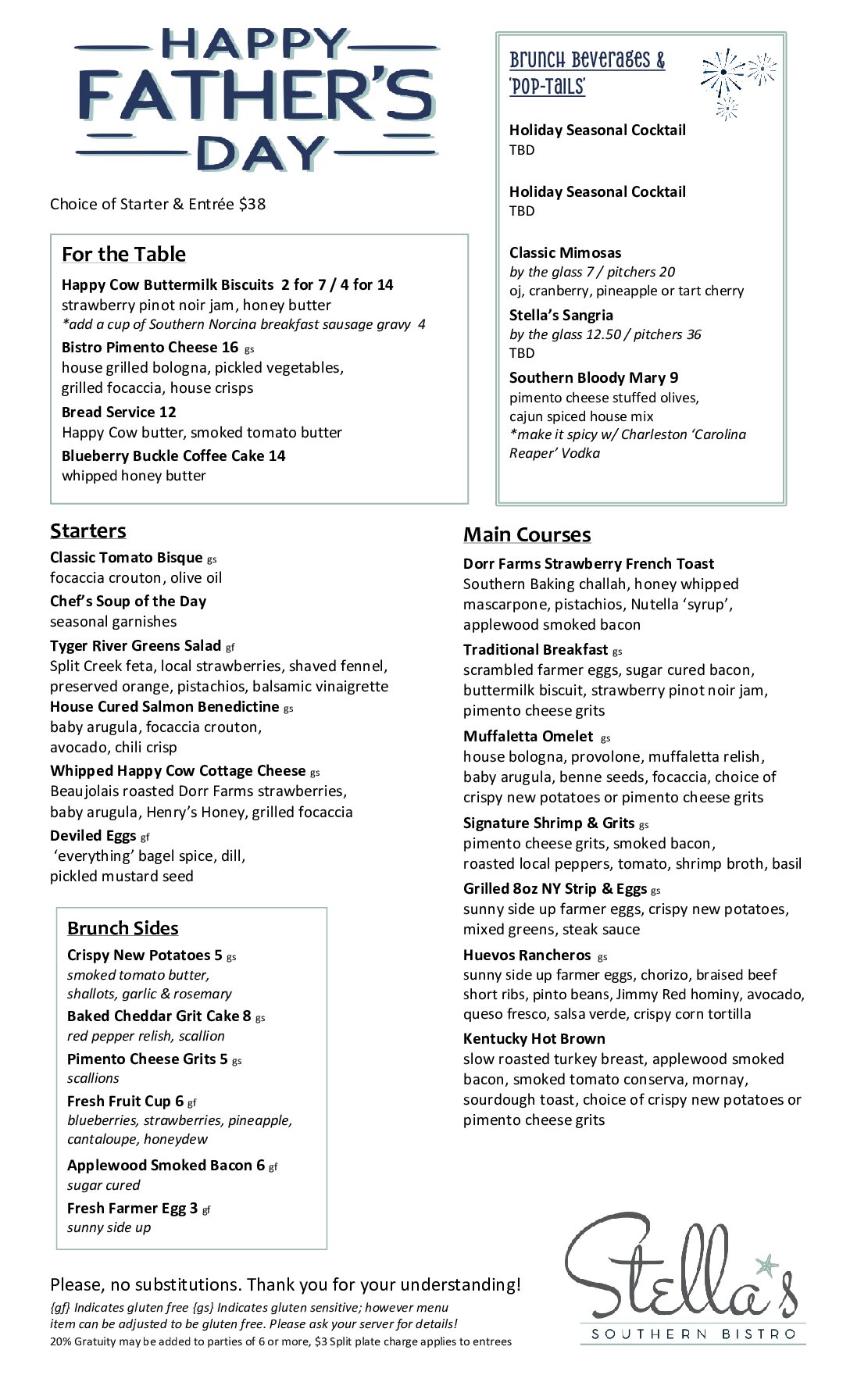 Join us for Father’s Day Brunch