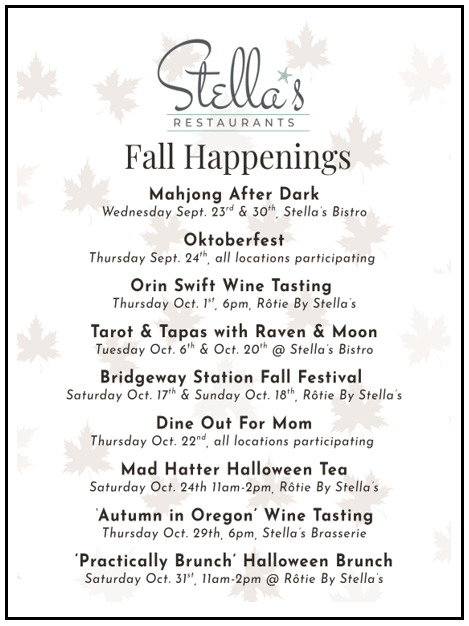 Fall Happenings